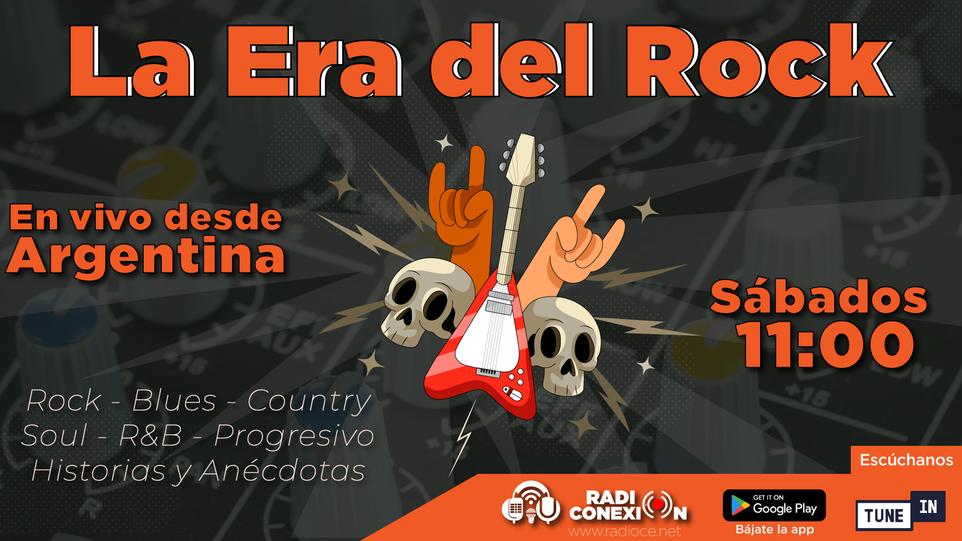 LA ERA DEL ROCK SABADOS 11 AM